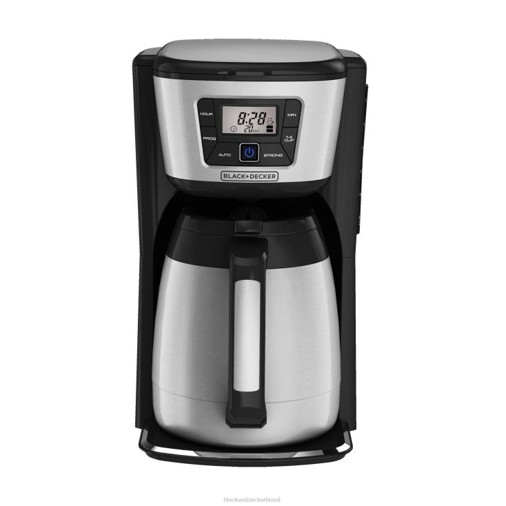 BLACK+DECKER N20D294Cafeteira térmica programável para 12 xícaras cozinha