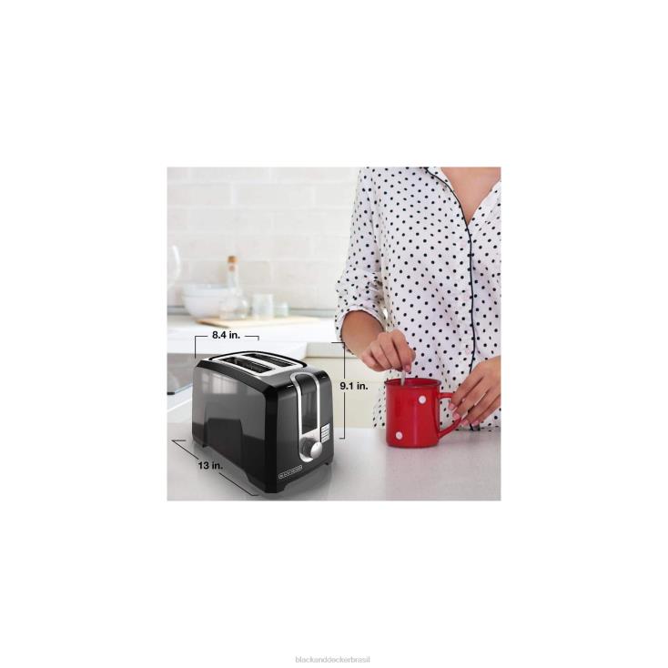 BLACK+DECKER N20D347Torradeira de 2 fatias cozinha