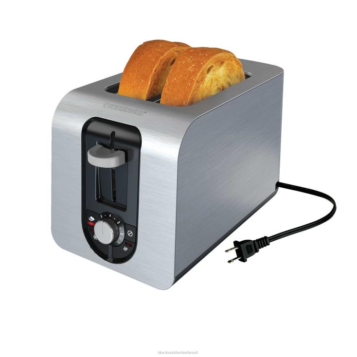 BLACK+DECKER N20D350Torradeira 2 fatias prata cozinha
