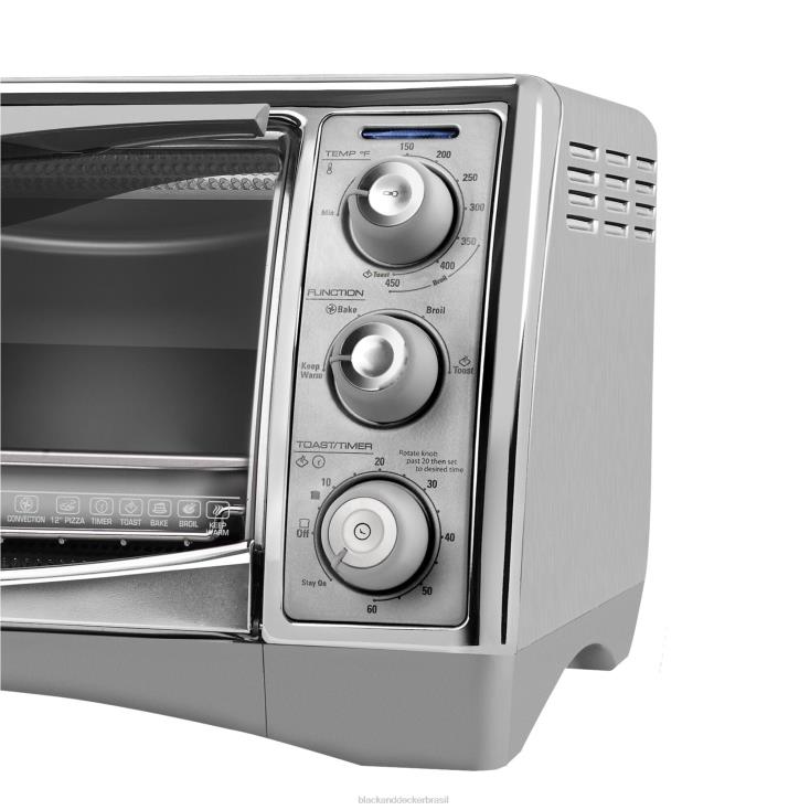 BLACK+DECKER N20D375Torradeira de convecção de bancada com 6 fatias cozinha