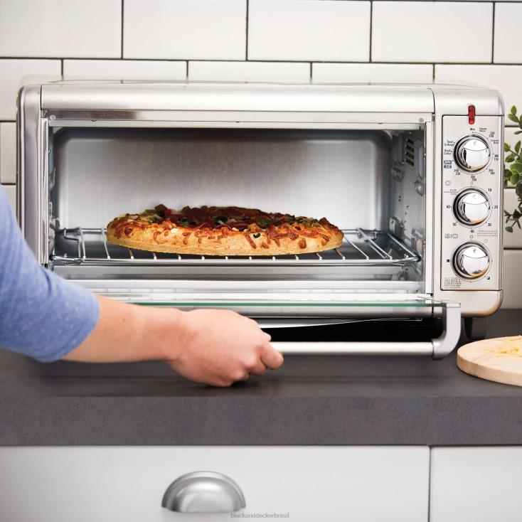 BLACK+DECKER N20D378Forno torradeira extra largo, crocante e assado cozinha