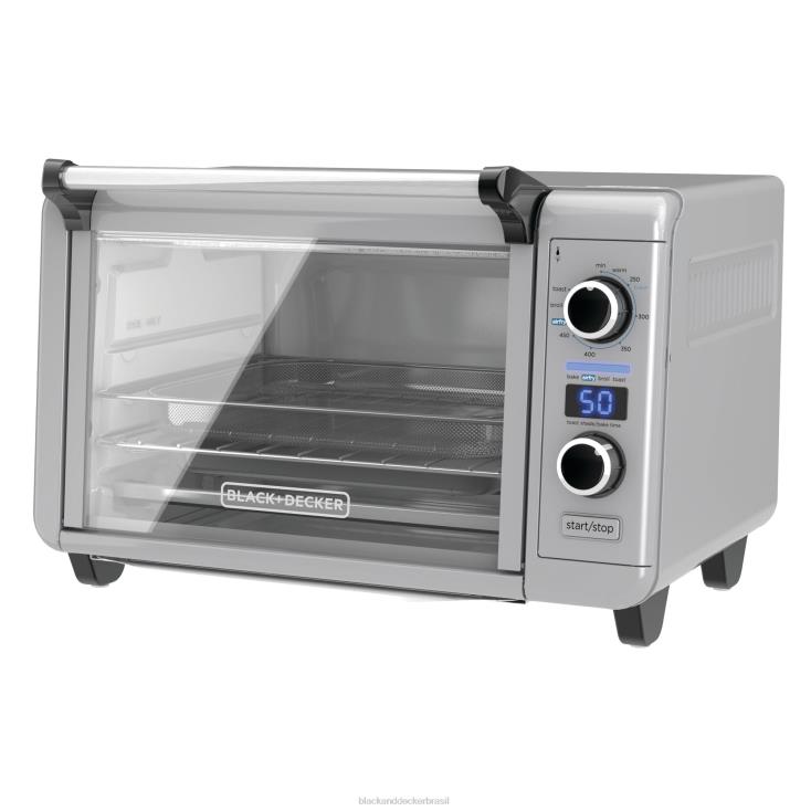 BLACK+DECKER N20D380forno de bancada de convecção digital crisp'n bake air fry cozinha