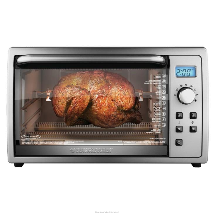 BLACK+DECKER N20D385Forno de convecção digital de 6 fatias com churrasqueira cozinha