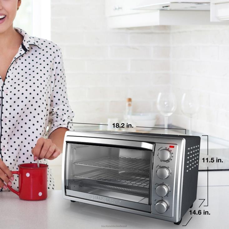 BLACK+DECKER N20D387Forno espeto para 6 fatias cozinha
