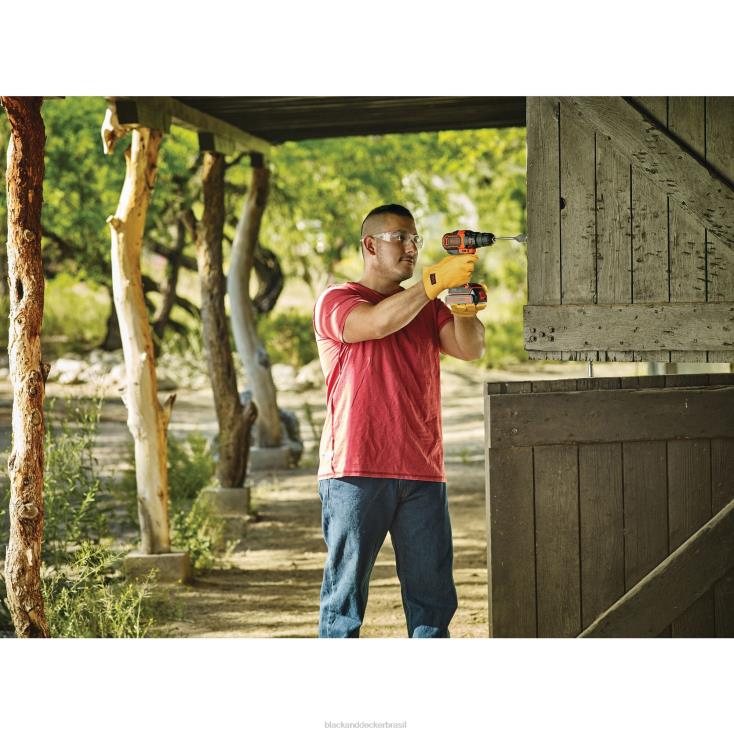 BLACK+DECKER N20D748luva de trabalho de couro ferramentas