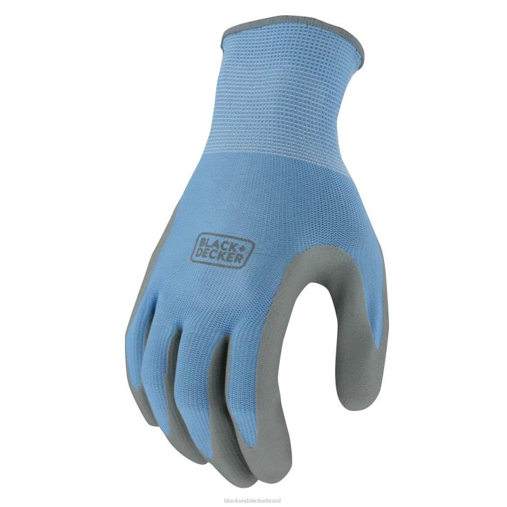 BLACK+DECKER N20D751luva azul feminina de espuma nitrílica ferramentas