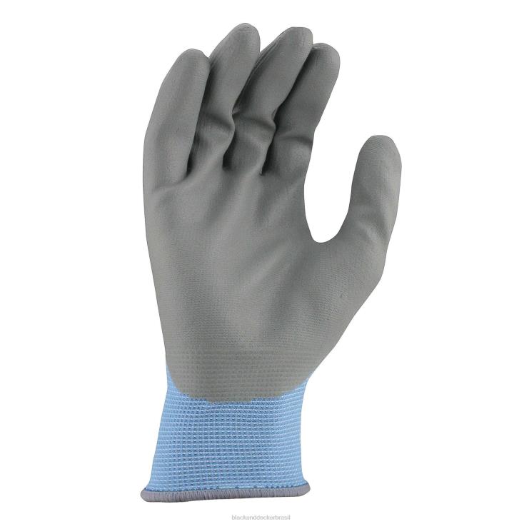 BLACK+DECKER N20D751luva azul feminina de espuma nitrílica ferramentas