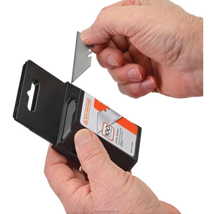 BLACK+DECKER N20D757lâminas de faca utilitárias pacote com 100 ferramentas