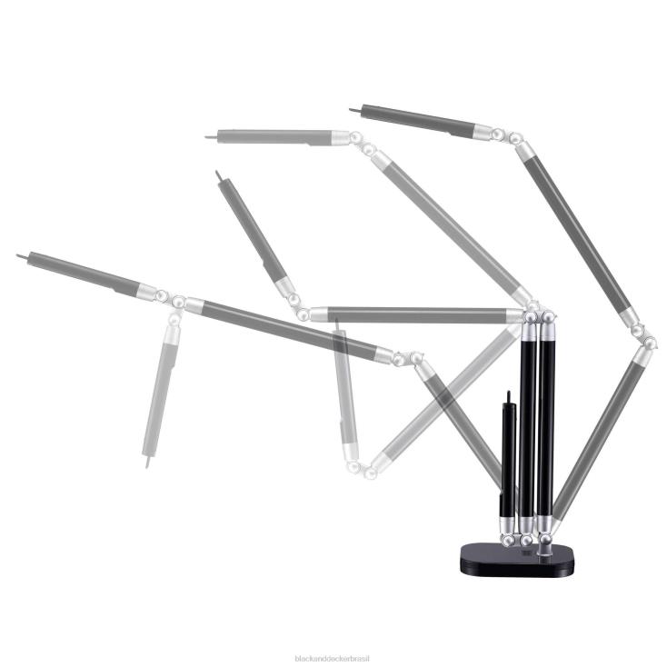 BLACK+DECKER N20D693lâmpada de mesa led ultra alcance preta ferramentas