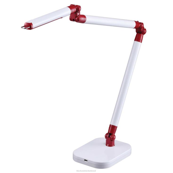 BLACK+DECKER N20D695lâmpada de mesa led ultra alcance branco/vermelho ferramentas