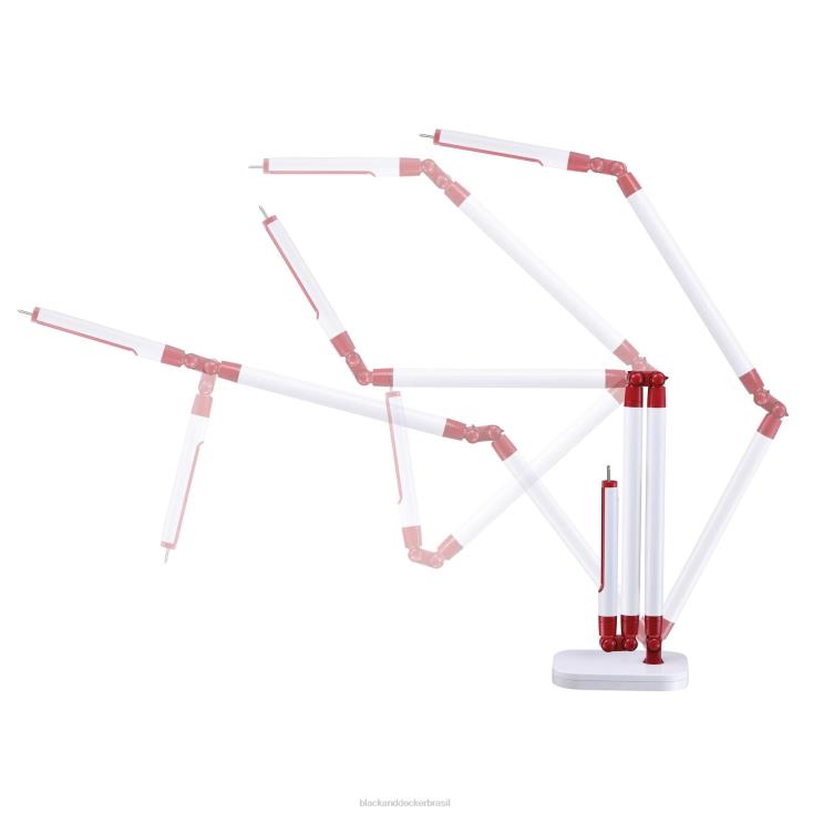 BLACK+DECKER N20D695lâmpada de mesa led ultra alcance branco/vermelho ferramentas