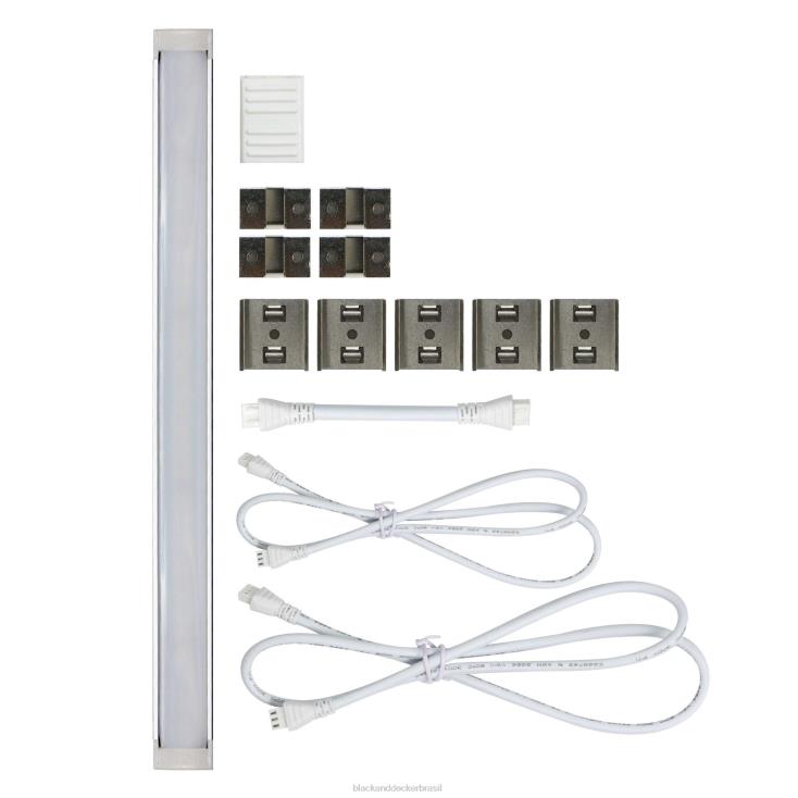 BLACK+DECKER N20D705Luz de acessório de iluminação LED de 1 barra sob o gabinete ferramentas
