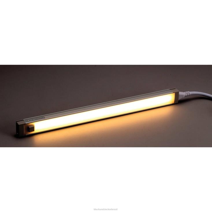 BLACK+DECKER N20D710Kit de iluminação LED de 3 barras sob o gabinete branco quente 9