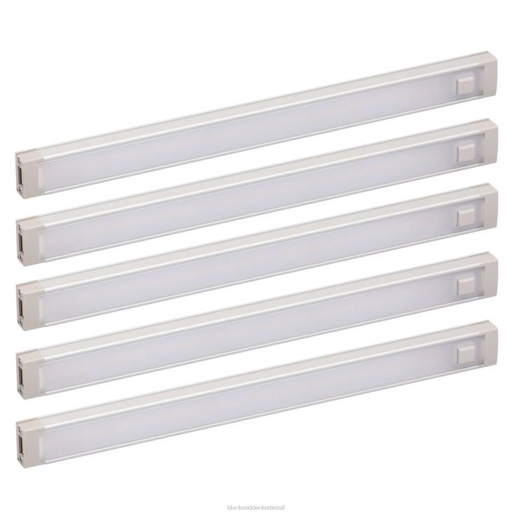 BLACK+DECKER N20D712Kit de iluminação LED de 5 barras sob o gabinete ferramentas
