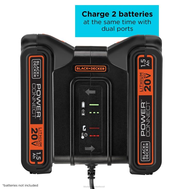 BLACK+DECKER N20D725carregador duplo - apenas ferramenta ferramentas