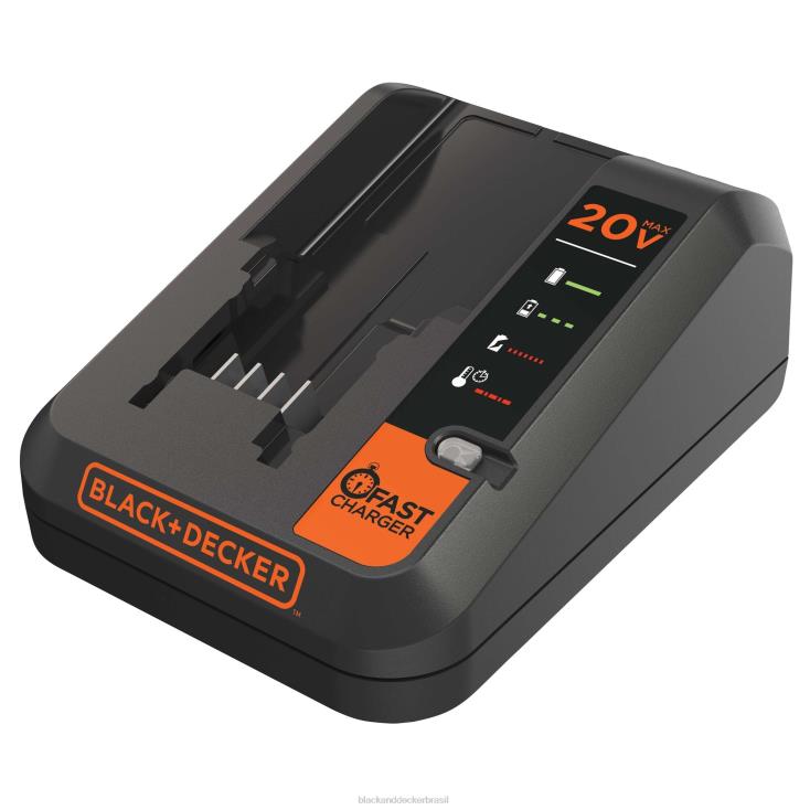 BLACK+DECKER N20D726Carregador de bateria de lítio máximo de 20v 2 amp ferramentas