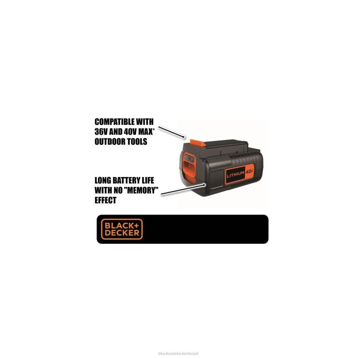 BLACK+DECKER N20D727Bateria máxima de 40 V 1,5 Ah ferramentas