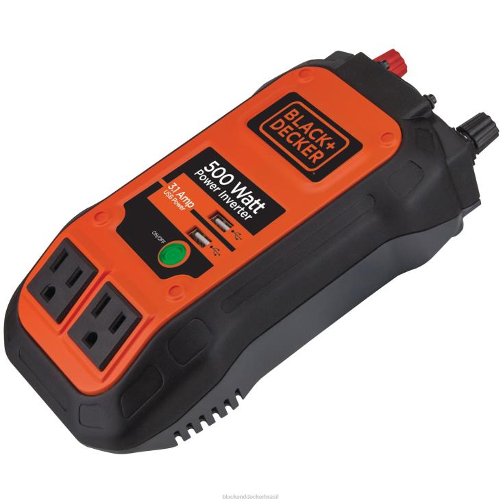BLACK+DECKER N20D732Inversor de potência de 500 watts com sub ferramentas