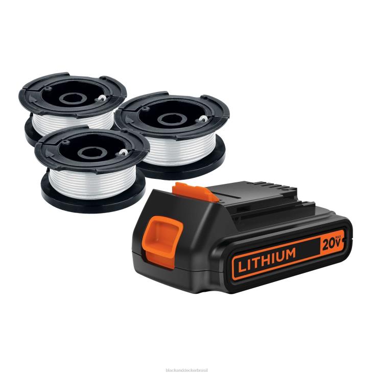 BLACK+DECKER N20D737Bateria máxima de 20 V com carretel de 3 unidades afs-100 2,0 ah ferramentas