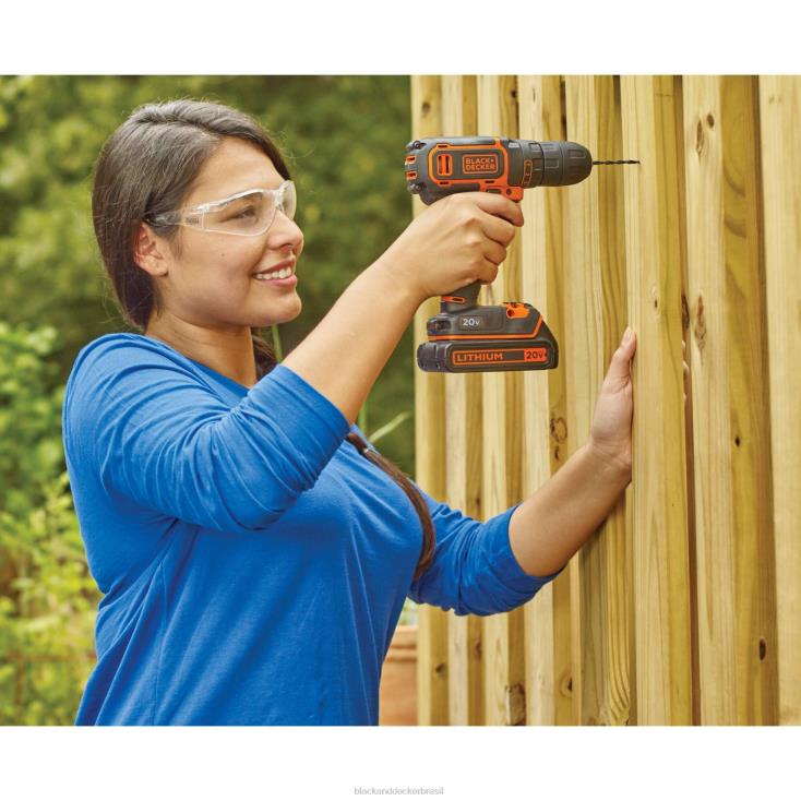 BLACK+DECKER N20D521Furadeira/parafusadeira sem fio máxima de 20v ferramentas