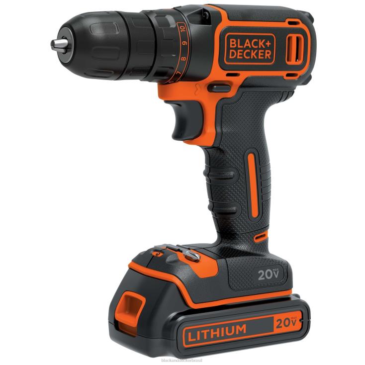 BLACK+DECKER N20D521Furadeira/parafusadeira sem fio máxima de 20v ferramentas