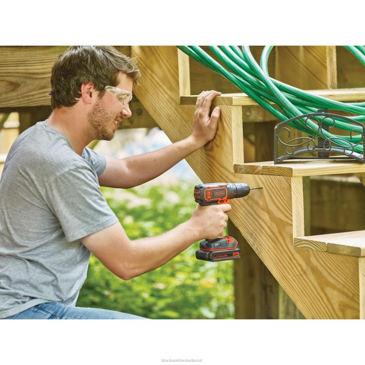 BLACK+DECKER N20D521Furadeira/parafusadeira sem fio máxima de 20v ferramentas