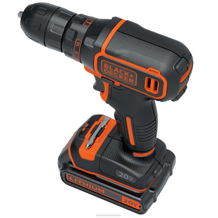 BLACK+DECKER N20D521Furadeira/parafusadeira sem fio máxima de 20v ferramentas