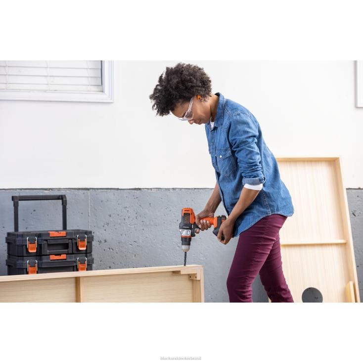 BLACK+DECKER N20D523Kit combinado de furadeira sem fio de matriz máxima de 20 V, 2 ferramentas ferramentas