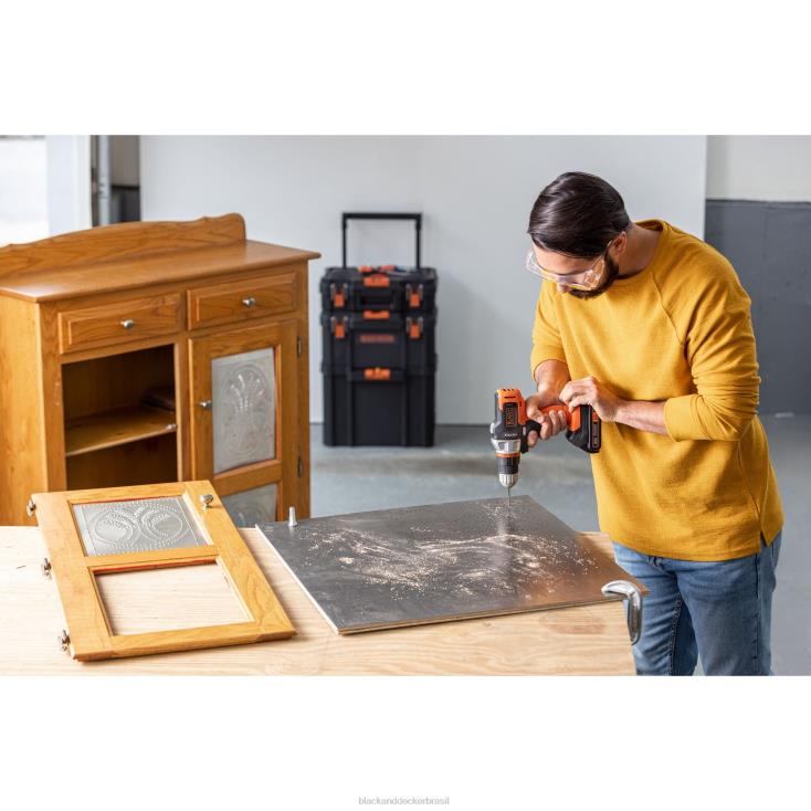 BLACK+DECKER N20D523Kit combinado de furadeira sem fio de matriz máxima de 20 V, 2 ferramentas ferramentas