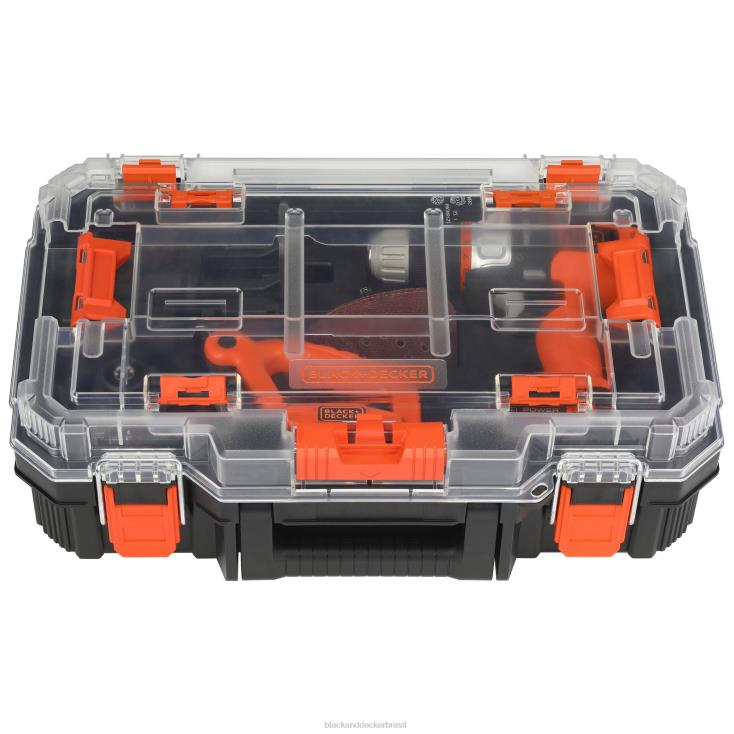 BLACK+DECKER N20D526Matrix 20v max kit combinado de 4 ferramentas sem fio com armazenamento ferramentas