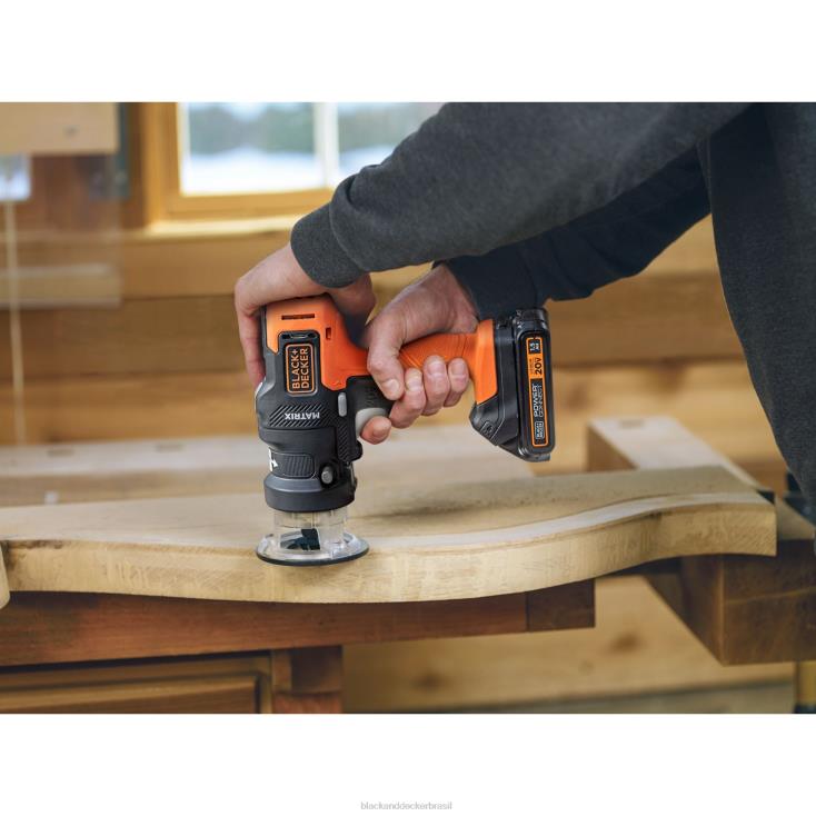 BLACK+DECKER N20D527Kit combinado de ferramentas elétricas de furadeira de matriz máxima de 20v, conjunto de 6 ferramentas sem fio ferramentas