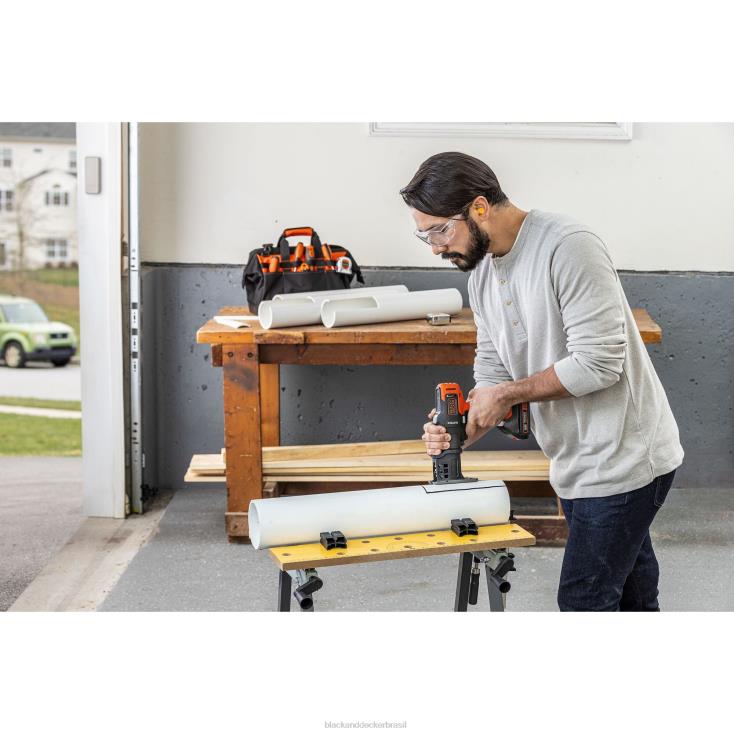 BLACK+DECKER N20D527Kit combinado de ferramentas elétricas de furadeira de matriz máxima de 20v, conjunto de 6 ferramentas sem fio ferramentas