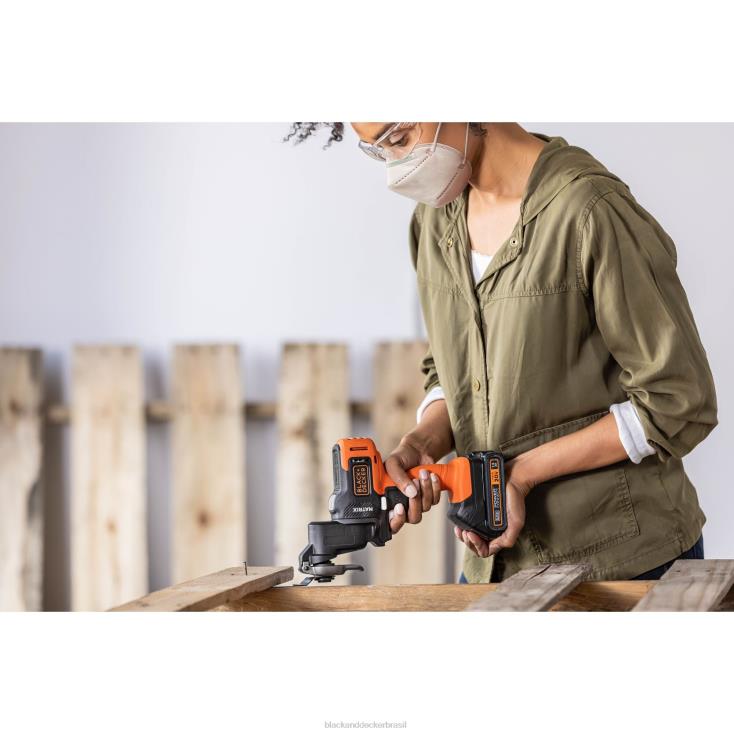 BLACK+DECKER N20D527Kit combinado de ferramentas elétricas de furadeira de matriz máxima de 20v, conjunto de 6 ferramentas sem fio ferramentas