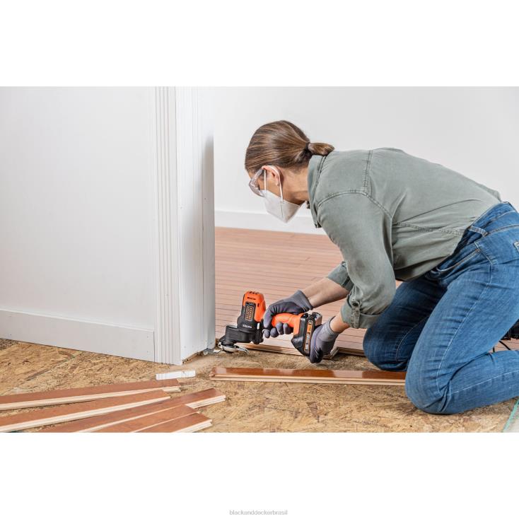 BLACK+DECKER N20D527Kit combinado de ferramentas elétricas de furadeira de matriz máxima de 20v, conjunto de 6 ferramentas sem fio ferramentas