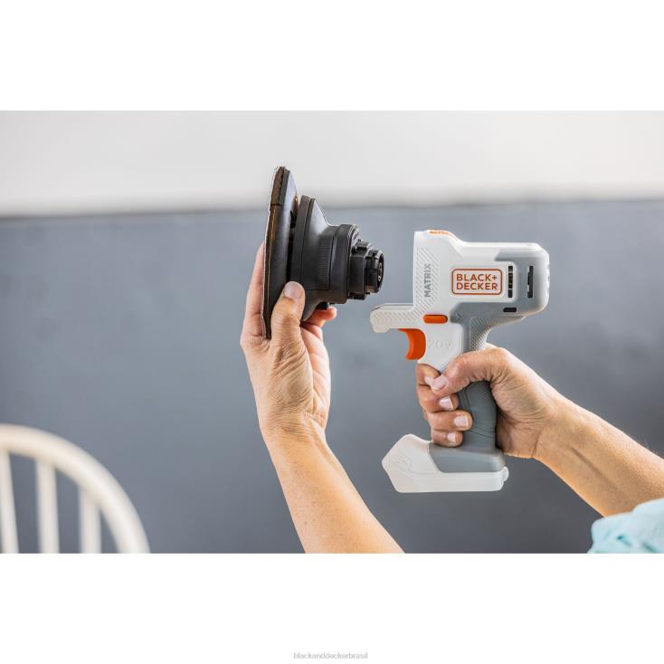 BLACK+DECKER N20D528Kit combinado sem fio de matriz máxima de 20 V com 6 ferramentas branco e laranja ferramentas