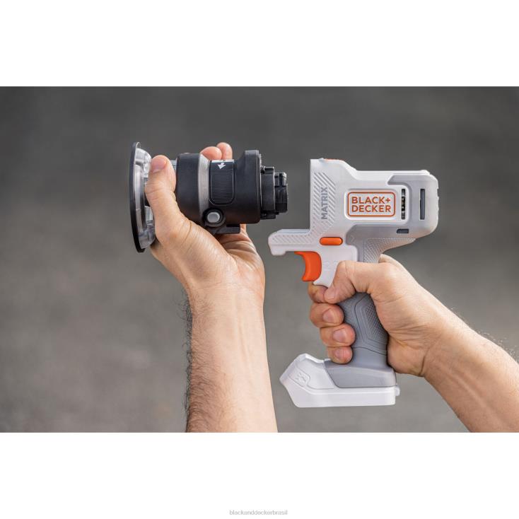 BLACK+DECKER N20D528Kit combinado sem fio de matriz máxima de 20 V com 6 ferramentas branco e laranja ferramentas