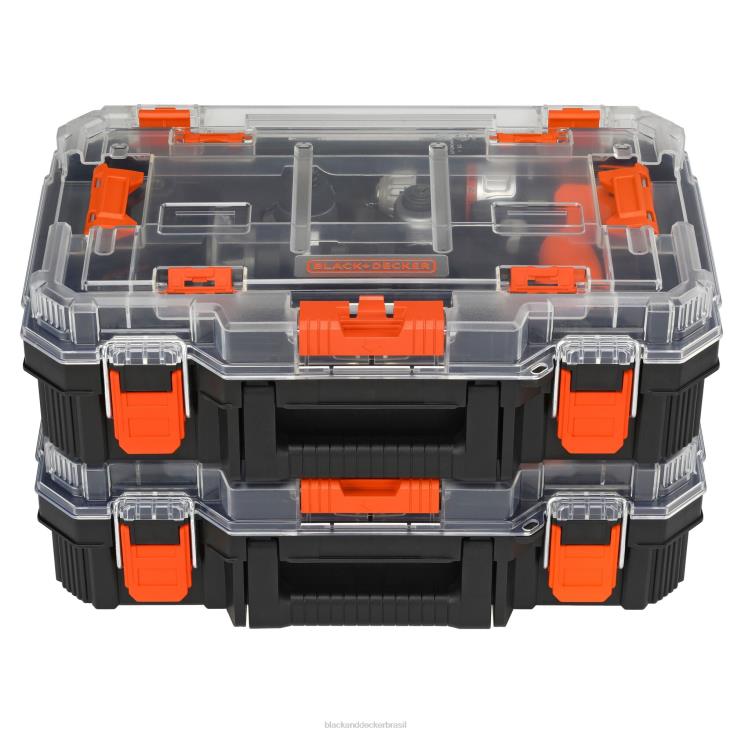 BLACK+DECKER N20D530O kit de ferramentas elétricas Matrix 20 V Max inclui furadeira sem fio, 12 acessórios e estojo de armazenamento ferramentas