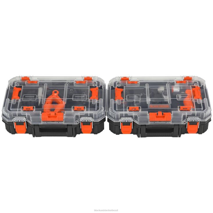 BLACK+DECKER N20D530O kit de ferramentas elétricas Matrix 20 V Max inclui furadeira sem fio, 12 acessórios e estojo de armazenamento ferramentas