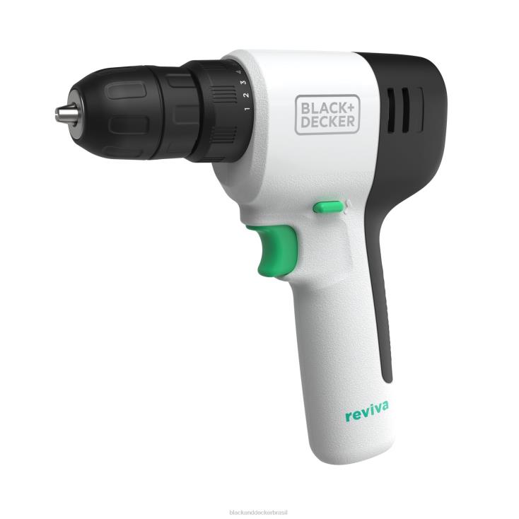 BLACK+DECKER N20D532Furadeira sem fio Reviva 12V Max com carregador e chave de fenda dupla ferramentas