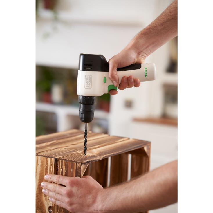 BLACK+DECKER N20D532Furadeira sem fio Reviva 12V Max com carregador e chave de fenda dupla ferramentas