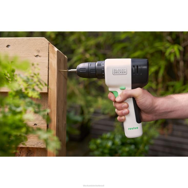 BLACK+DECKER N20D532Furadeira sem fio Reviva 12V Max com carregador e chave de fenda dupla ferramentas