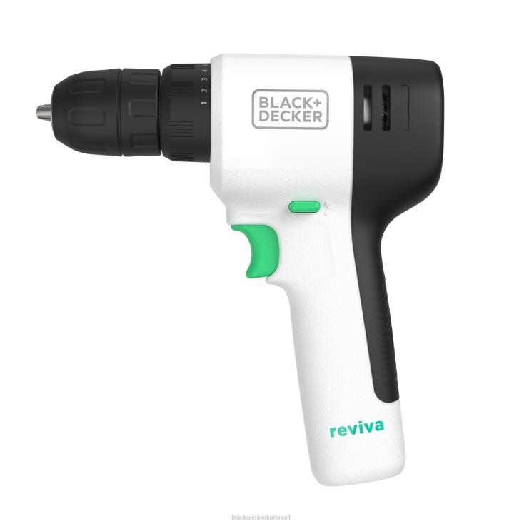 BLACK+DECKER N20D532Furadeira sem fio Reviva 12V Max com carregador e chave de fenda dupla ferramentas