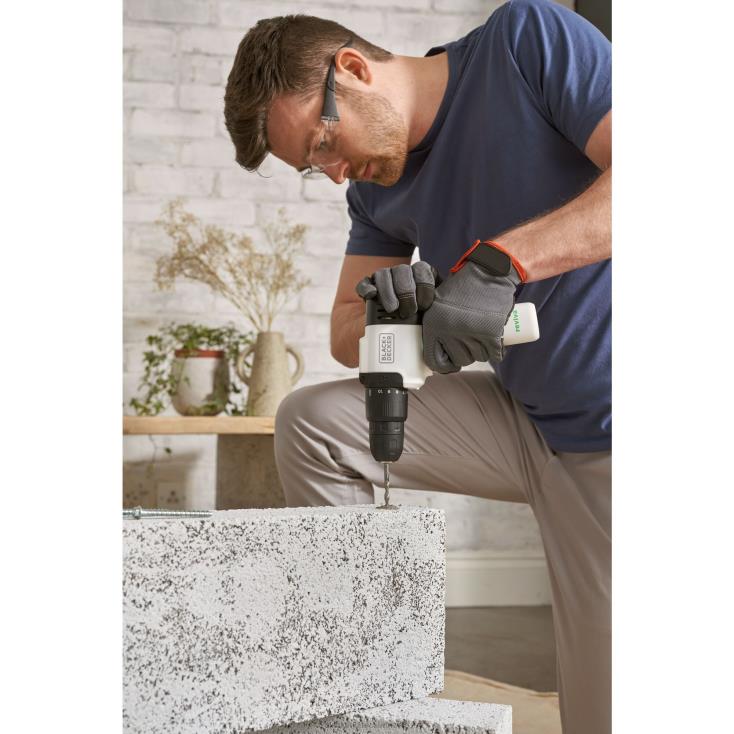 BLACK+DECKER N20D533Furadeira sem fio Reviva 12V Max com carregador e chave de fenda ferramentas