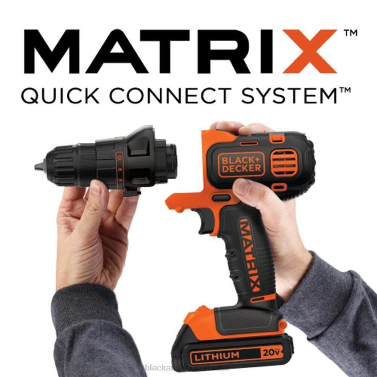 BLACK+DECKER N20D534Furadeira/parafusadeira sem fio de matriz máxima de 20 V ferramentas