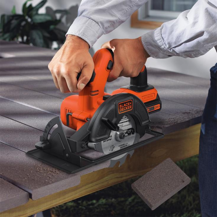 BLACK+DECKER N20D539Kit combo de serra circular sem fio 20v max powerconnect ferramentas