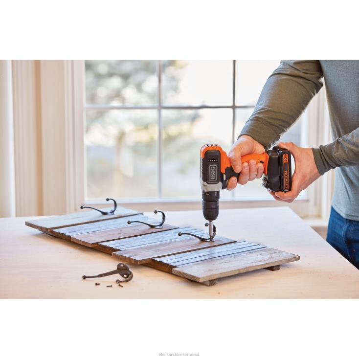 BLACK+DECKER N20D542Kit de impacto máximo de broca 20v 2 ferramentas