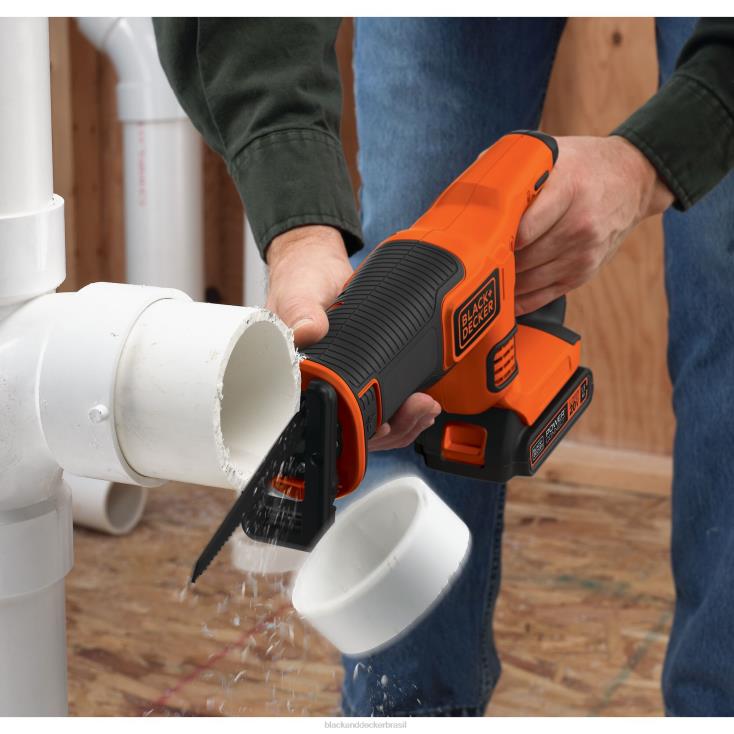BLACK+DECKER N20D544Kit combinado de ferramentas elétricas máximas de 20 V Conjunto de ferramentas elétricas sem fio de 4 ferramentas com 2 baterias e carregador ferramentas