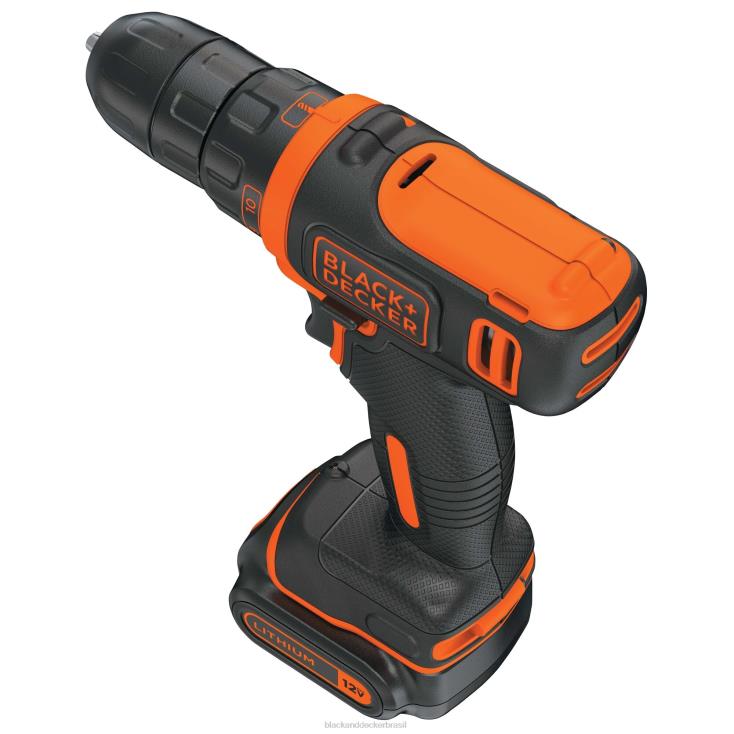 BLACK+DECKER N20D554Broca máxima de 12 V e kit de ferramentas domésticas de 60 peças ferramentas