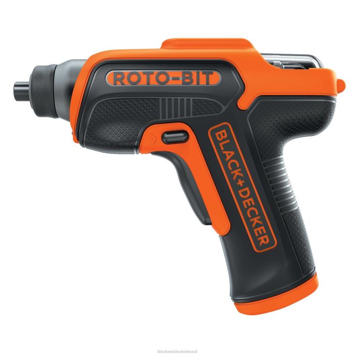 BLACK+DECKER N20D560Chave de fenda sem fio máxima de 4 V com armazenamento de pontas ferramentas