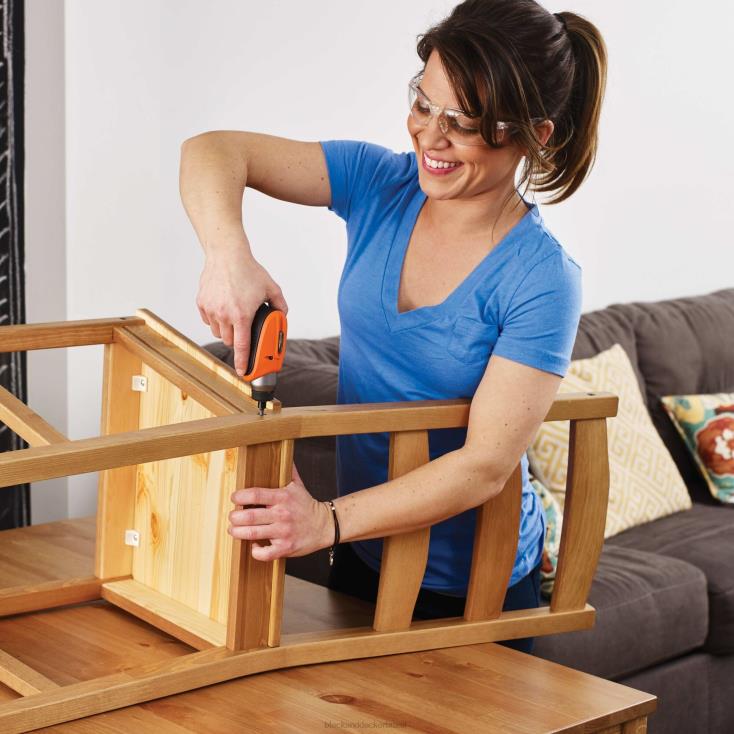 BLACK+DECKER N20D561Chave de fenda sem fio max 4v com luz led ferramentas